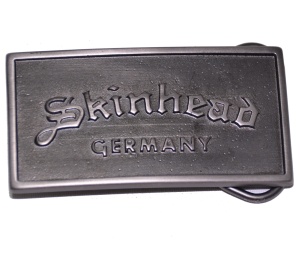 Metall Gürtelschnalle Skinhead Germany