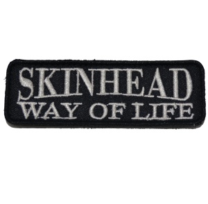 Klettaufnäher Skinhead a Way of Life